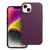  Kožna Mag Cover maska kompatibilna s MagSafe za iPhone 14 tamno ljubičasta | shoptok.hr