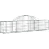  Lučne gabionske košare 6 kom 200x30x40/60 cm pocinčano željezo | shoptok.hr
