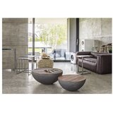 BIZZOTTO Siva/v naravni barvi kovinska okrogla klubska mizica ø 70 cm Lancaster – | Shoptok.si