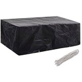 Maison Chic Prevleka za zunanjo pohištvo - Pokrivalo za vrtno pohištvo 2 kosa 8 obročkov 200x160x70 cm, (21795378) | Shoptok.si