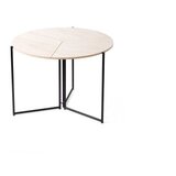 Hanah home Trpezarijski sto na razlvačenje Yaprak 1204, 100x72x100 cm, Bež | Eponuda.ba