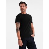 Ombre Classic BASIC men's cotton T-shirt - black | Shoptok.si