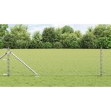 vidaXL verižna ograja komplet 2 galvanizirano jeklo 25 x 0.8 m trpežno | Shoptok.si