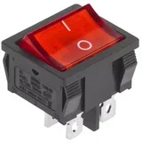 stikalo 0-1 220 V/18 A, rdeče, S03-W/R