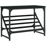 vidaXL Stalak za cipele crni 60x30x45 cm od konstruiranog drva | shoptok.hr