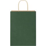  Papirnate vrećice 250 kom s ručkama zelene 26x12x35 cm | shoptok.hr