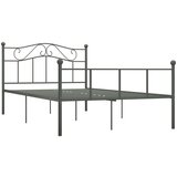 Furnova Posteljni okvir siv kovinski 140x200 cm, (21931654) | Shoptok.si
