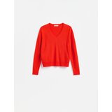 Reserved Džemper od merino vune - crvena | shoptok.hr