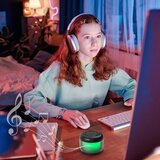 Rabalux stona lampa Radelia, Punjiva, Sa bluetooth zvučnikom, RGB, LED, 3W, Crna | Eponuda.com
