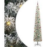 vidaXL Umestno božično drevo Zelena 270 cm PVC in Jeklo in Plastika | Shoptok.si