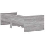  Okvir kreveta s ladicama siva boja hrasta 100 x 200 cm | shoptok.hr