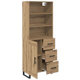  Visok predalnik Umetni hrast 69,5 x 34 x 180 cm Konstruiran les, (5000107959) | Shoptok.si