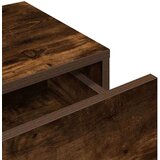 vidaXL Stenska polica s predali dimljen hrast 80x33x17 cm inž. les | Shoptok.si