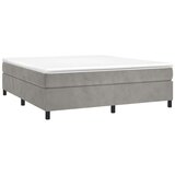  Box spring posteljni okvir svetlo siv 180x200 cm žamet, (20739741) | Shoptok.si