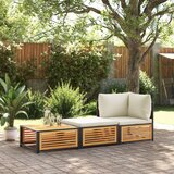  Vrtni stol s tabureom od masivnog bagremovog drva | shoptok.hr