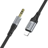 kabel Lightning na Jack 3.5mm Hoco 1m UPA26 crni