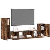  4-dijelni set TV ormarića boja dimljenog hrasta drveni | shoptok.hr