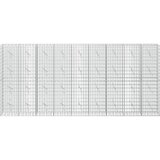  Gabion s žicom debljine 3,5 mm i mrežom 5x10 cm 450x10x200 cm | shoptok.hr