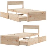  Okvir kreveta s ladicama 90x190 cm od masivne borovine | shoptok.hr