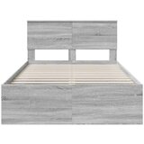  Konstrukcija postelje Siva Sonoma 135 x 190 cm Konstruiran les, (5000104187) | Shoptok.si