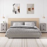  Zidni noćni ormarići 2 kom Boja sivog hrasta sonome 41,5x36x53 | Eponuda.ba