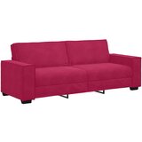  Trosjed Kauč Vinsko Crvena 220x78x84 cm Baršun | shoptok.hr