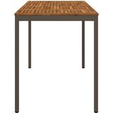  Stol za bar u vrtu Prirodna i kava 180 x 88,5 x 105 cm | shoptok.hr