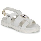 Karl Lagerfeld Sandali & Odprti čevlji Z30372 Bela | Shoptok.si