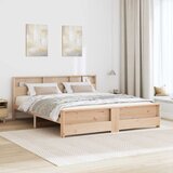  Krevetna konstrukcija Smeđa 200 x 200 cm Konstruirano drvo | Eponuda.ba