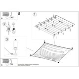  Sollux SL.0740 - LED plafonsko svetlo LUNA 6xG13/8,5W/230V 14x14 cm belo | Eponuda.com