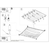  Stropna svetilka LUNA 4 bela, (21347986) | Shoptok.si