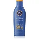 Nivea sun protect & moisture SPF50+ vlažilen losjon za sončenje 200 ml
