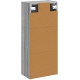  Umivaonik s policom za zid Siva Sonoma 35 x 20 x 81 cm | shoptok.hr