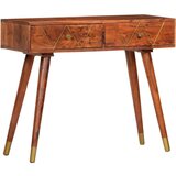  Konzolna mizica 90x35x76 cm trden akacijev les, (20714503) | Shoptok.si