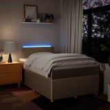  Krevet box spring s madracem krem 120 x 190 cm od tkanine | shoptok.hr