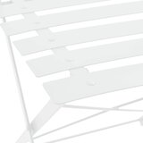  3-dijelni bistro set čelični bijeli | Eponuda.ba