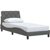  Okvir za krevet bez madraca tamnosivi 80x200 cm od tkanine | shoptok.hr
