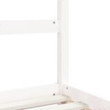  Okvir za dječji krevet bijeli 90 x 200 cm od masivne borovine | shoptok.hr