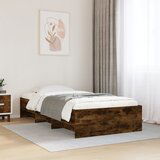 Furnova Posteljni okvir brez vzmetnice hrast 90x190 cm inženirski les, (21934953) Cene