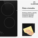 Klarstein Hito steklokeramična kuhalna plošča | 4 kuhalne cone | 6000 W | 9 stopenj moči | 60 cm | Shoptok.si