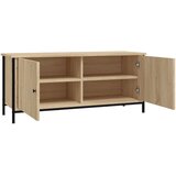 TV ormarić s vratima boja hrasta 102x35x45 cm konstruirano drvo | shoptok.hr
