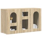  Strani šal Sonoma hrast 100 x 35 x 59 cm Konstruiran les, (5000107582) | Shoptok.si