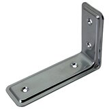 STABILIT Kotnik za regal Design (235 x 40 x 160 mm, Nosilnost: 30 kg, Krom) | Shoptok.si