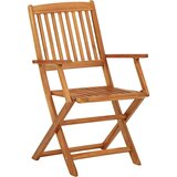  3-dijelni sklopivi bistro set od masivnog bagremovog drva | Eponuda.com