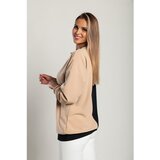 Fenzy Ohlapna Majica Z Geometrijskim Potiskom, Črno-Bež | Shoptok.si