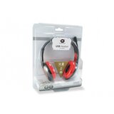 Conceptronic slušalke - CCHATSTARU2R (usb, kontrola glasnosti, kabel 200 cm, črne/rdeče) | Shoptok.si