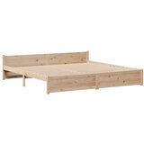  Knjižna postelja brez vzmetnice 180x200 cm trdna borovina | Shoptok.si