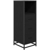  Set namještaja za kupaonicu 4 kom. Crni hrast 80 x 33 x 60 cm | shoptok.hr