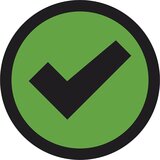 SMIT VISUAL Magnetna folija CHECK, Ø 50 mm, DE 20 kosov, zelene / rdeče barve | Shoptok.si