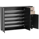 MID.YOU Omara Za Čevlje Alexa, Črna, Barva Hrasta | Shoptok.si